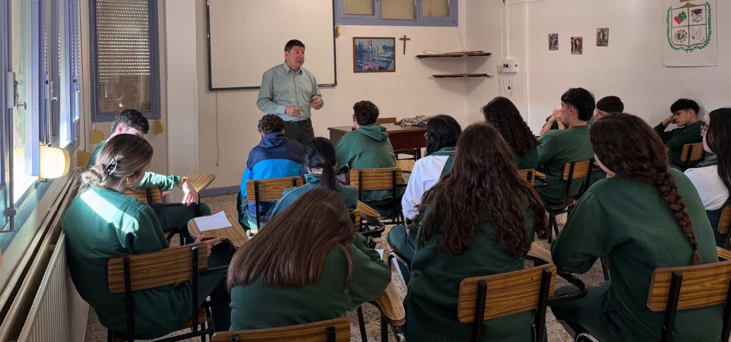 Alumnos del Colegio Santa María de la Esperanza de Pina de Ebro: mucho más que una visita