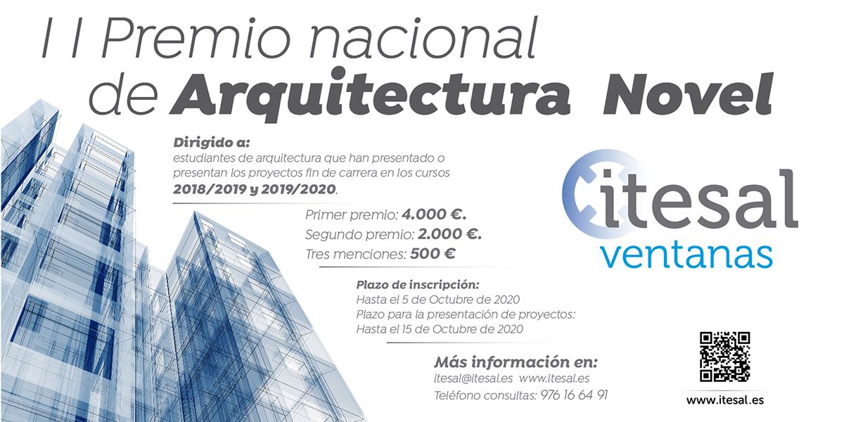 Segunda edición del PREMIO NACIONAL DE ARQUITECTURA ITESAL para estudiantes de arquitectura